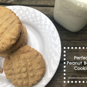 Perfect Peanut Butter Cookies -- The classic recipe you've been looking for. Buttery, peannut-y cookies with sugar criss-crosses on top | thatwhichnourishes.com