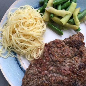 Cast Iron Cube Steak -- A delicious, family-friendly, affordable steak made in minutes in your cast iron pan. | thatwhichnourishes.com