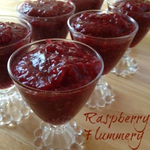 Raspberry Flummery -- a tart, berry pudding that is so delicious you will do like we did and find the need to make it every time you can get a few cups of fresh raspberries. | thatwhichnourishes.com