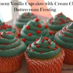 Lemony Vanilla Cupcakes with Cream Cheese Buttercream Frosting -- A+, gold star, perfect little cupcakes from a self-avowed cake hater. These flavorful, moist beauties are exactly what you were looking for. | thatwhichnourishes.com