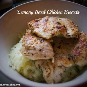 Lemony Basil Chicken Breasts --- Easy to make chicken so packed with flavor, you'll wonder why you ever made any other chicken! Great to use in pasta, salads, wraps, or as a stand alone chicken dish! | thatwhichnourishes.com