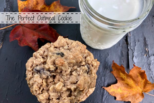 The Perfect Oatmeal Cookie -- This is exactly what you want in an oatmeal cookie! Chewy and full of spices like cinnamon and cloves, these beauties whip up in minutes and are perfect for dunking! | thatwhichnourishes.com