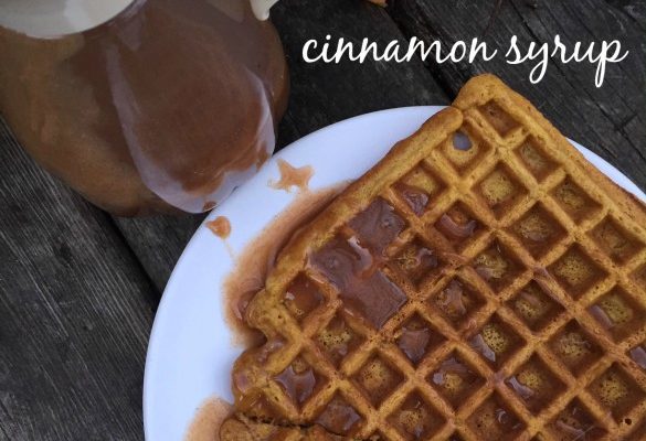 Cinnamon Syrup -- Somewhere between a buttery caramel sauce and a cinnamon syrup, this stuff is drool worthy for sure. | thatwhichnourishes.com