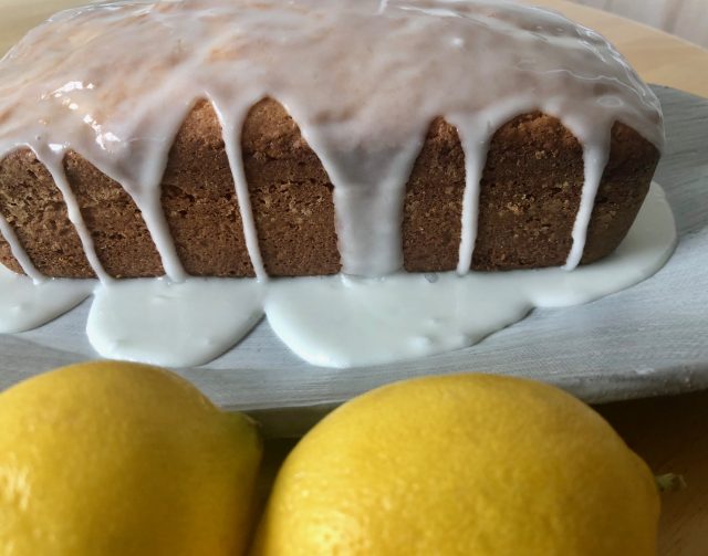 Luscious Lemon Cake -- Rich, moist, luscious lemon cake that you can quickly make with pantry ingredients and a couple lemons and have a dessert you'll be proud to serve to family or guests. | thatwhichnourishes.com