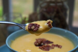 Butternut Squash Bisque -- Velvety smooth and savory with warm fall spices, this bisque is rich and elegant yet easy to prepare. | thatwhichnourishes.com