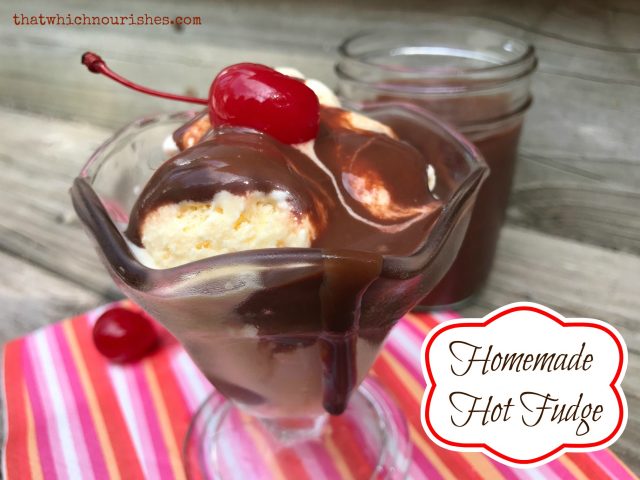 Homemade Hot Fudge (Occidental Hot Fudge) -- Rich, decadent chocolatey goodness made in minutes with staple pantry ingredients. Rumored to cure PMS, crabbiness, and awful days, this will be the only chocolate you need | thatwhichnourishes.com
