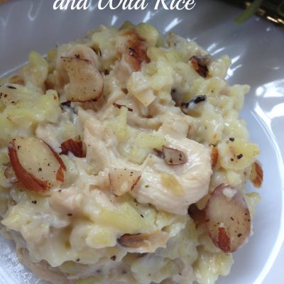 Rice -- Tender bites of chicken are nestled into a decadent sauce and savory wild rice. | thatwhichnourishes.com