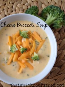 Cheese Broccoli Soup -- Cheesy, smooth, rich soup that is simple to make, and elegant to serve. | thatwhichnourishes.com